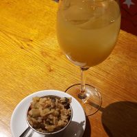 Rice and veggies, one of 3 vegan options today. at El Colibrin in Leon