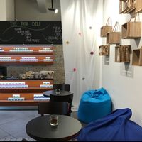 inside at The Raw Deli in Prague