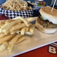 Vegan tempeh Cuban burger   at Gas Full Service Restaurant  in St Augustine