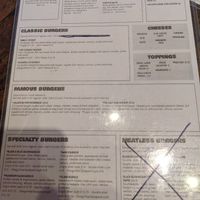 The giant X of disappointment  at Gas Full Service Restaurant  in St Augustine