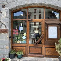 Outside  at El Montanes in Biescas