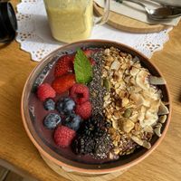 Acaí bowl 🫐  at Organic Market and Food in Marbella