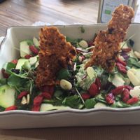 raw vegan lasagne at Organic Market and Food in Marbella