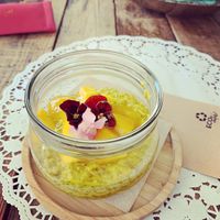 Mango and chia seed breakfast  at Organic Market and Food in Marbella
