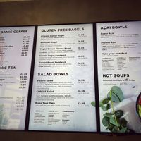 Menu at CPress - Chelsea in South West London