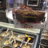 Vegan brownie at Live Juice in Concord