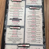 menu at Punk Burger Bar Bistro in Condado