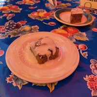 Vegan coffee cake at Tweet in Chicago