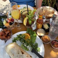 Vegan Breakfast Burrito #5 and a full spread at Tweet in Chicago