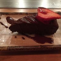 OMG! An avacado-based chocolate granache. It's all vegan and one of the most decadent textures and flavors I've ever had. I am swooning.  at Chavela Restaurant in Hollywood