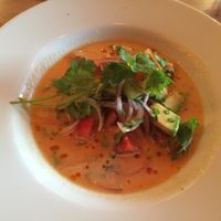Tomato and avocado ceviche  at Chavela Restaurant in Hollywood