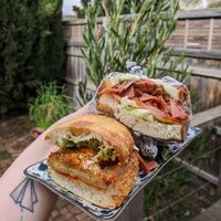 The sandwiches are big! at Smith & Deli in Collingwood