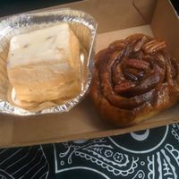 vanilla slice and cinnamon pecan challa at Smith & Deli in Collingwood