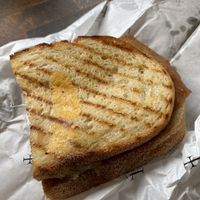 Ham and cheese toasty   at Smith & Deli in Collingwood