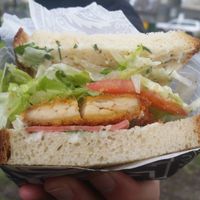 Foghorn Legless - vegan chicken sandwich at Smith & Deli in Collingwood