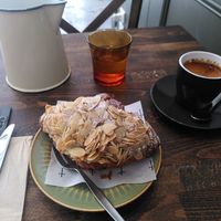 Almond croissant at Smith & Deli in Collingwood