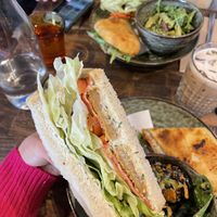 Chicken schnitzel fresh sandwich   at Smith & Deli in Collingwood