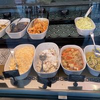 Deli counter just before closing - they def sell out of stuff!  at Smith & Deli in Collingwood