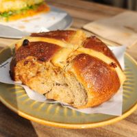 Hot cross bun!!! at Smith & Deli in Collingwood