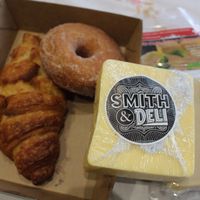 Various foods purchased from the deli at Smith & Deli in Collingwood