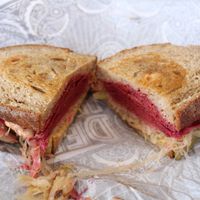 Reuben sandwich at Smith & Deli in Collingwood