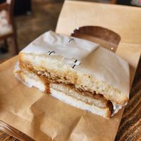 Katsu sandwich at Smith & Deli in Collingwood