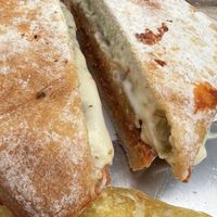 Parmageddon toastie  at Smith & Deli in Collingwood