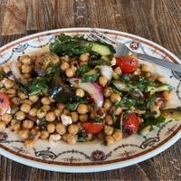 Double portion chickpea saladd  at Smith & Deli in Collingwood