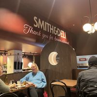 Mezzanine seating area  at Smith & Deli in Collingwood
