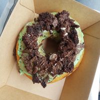 Mint brownie doughnut at Smith & Deli in Collingwood