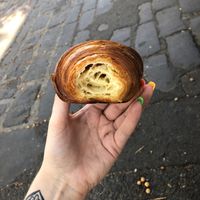 Inside of croissant  at Smith & Deli in Collingwood