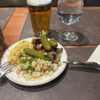 From salad bar which you can access if you order a main course   at Pizzeria Da Mario in Oulu