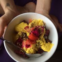 breakfast bowl at Smoothie Shop in Jimbaran
