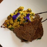 Scrambled Tofu - super delicious at Smoothie Shop in Jimbaran
