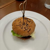 Burger con fake meat at Lord Bio in Macerata
