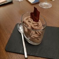 Mousse al cioccolato at Lord Bio in Macerata