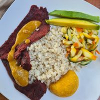 menu del dia at El Vegano Andante in Medellin