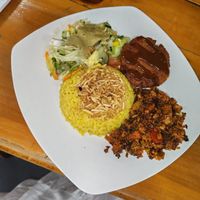 Plato del día at El Vegano Andante in Medellin