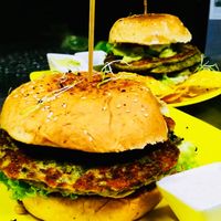 Variedad de Hamburguesas Veganas at El Vegano Andante in Medellin