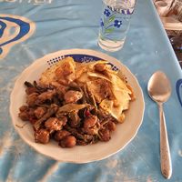 45baht but was larger than it looks on the photo and tasted good :) at Vegetarian Food on Tambon Wiang in Chiang Rai