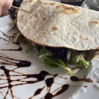 Kebab vegetariano  at La Frontera in Fisterra