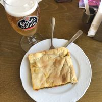 Vegan empanada  at La Frontera in Fisterra