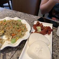 Great BBQ Bao at Green Veggie 天然齋 in Hong Kong Island