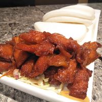 Steamed buns with pork at Green Veggie 天然齋 in Hong Kong Island