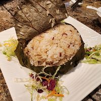 Fried rice with pork at Green Veggie 天然齋 in Hong Kong Island