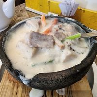 Taro hot pot at Green Veggie 天然齋 in Hong Kong Island