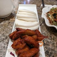 'pork' buns; traditional canton food at Green Veggie 天然齋 in Hong Kong Island