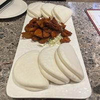 Vegan pork buns!  at Green Veggie 天然齋 in Hong Kong Island