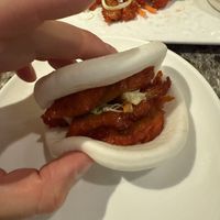 Soy pork bun…a top-tier bite right there  at Green Veggie 天然齋 in Hong Kong Island