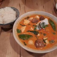 Vegan panang curry. So DELICIOUS.  at Sabai Sabai in Toronto